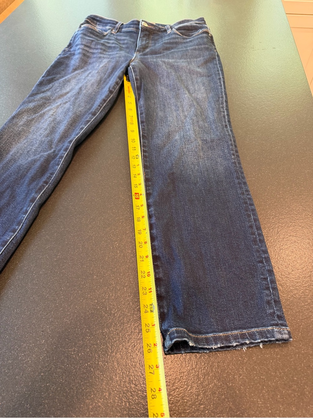 KUT From The Kloth Reese Fab Ab High Rise Straight Leg Jeans Dark Wash 8 - Picture 4 of 11